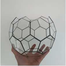 Геометрический флорариум "Бриллиантовый Мяч" (пустой)