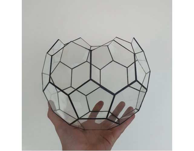 Геометрический флорариум "Бриллиантовый Мяч" (пустой)