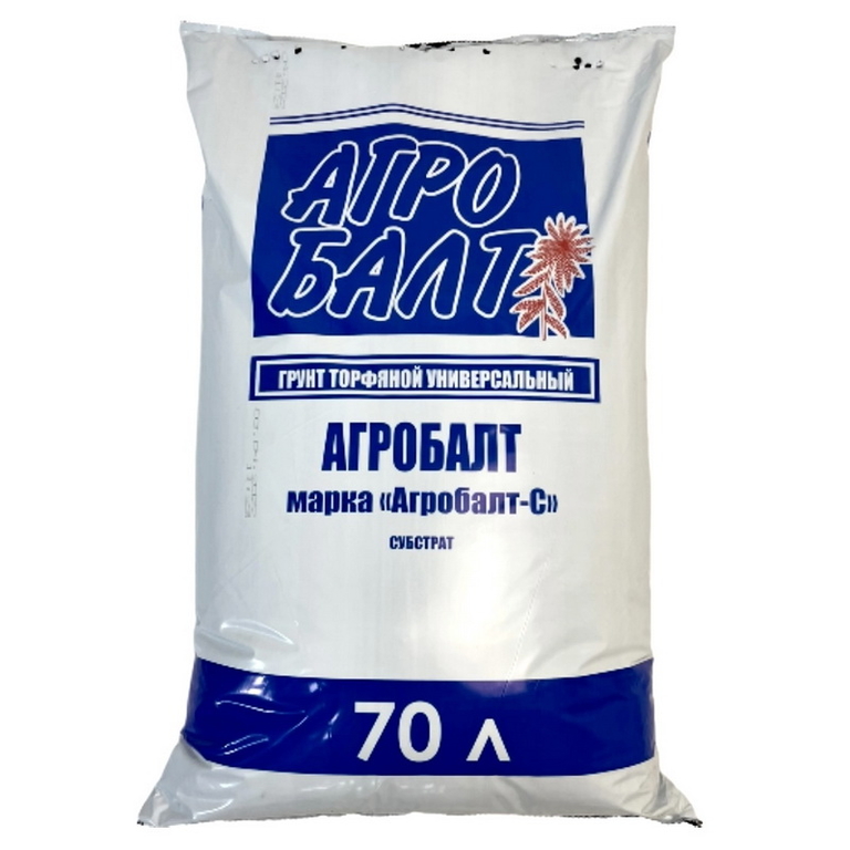 Торф Агробалт-С 70л (Синий, Нейтральный)