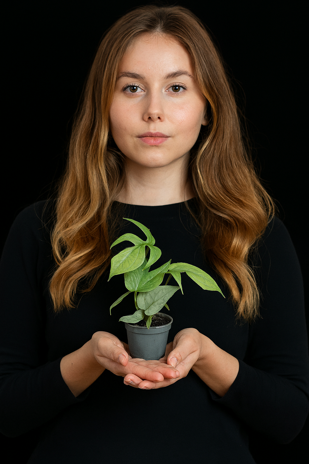 Монстера Амидриум Медиум Сильвер (Monstera Amydrium Medium Silver) D6см