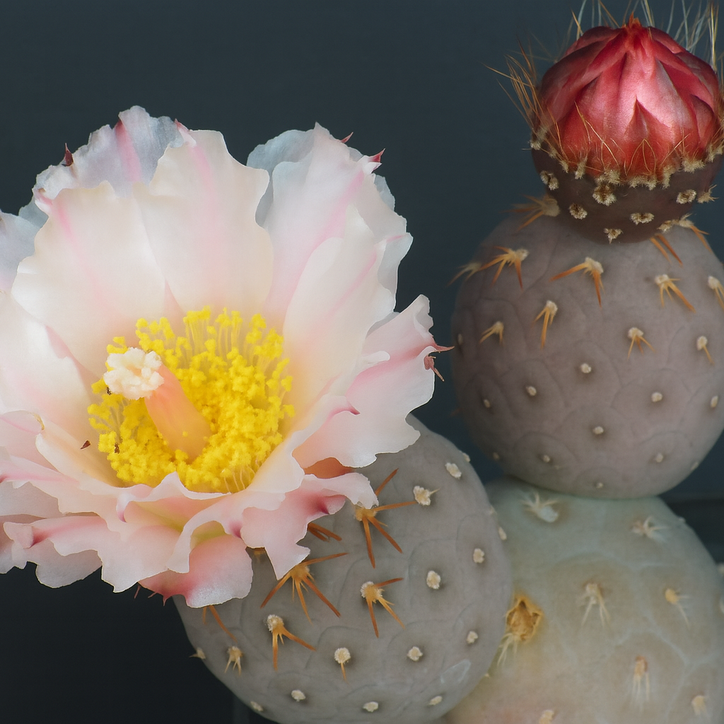 Тефрокактус Геометрический (Tephrocactus Geometricus) D10см