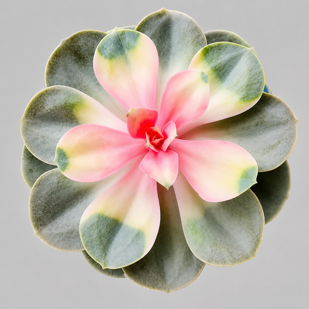 Эхеверия Ред Харт Лотус (Echeveria Red Heart Lotus) D13см