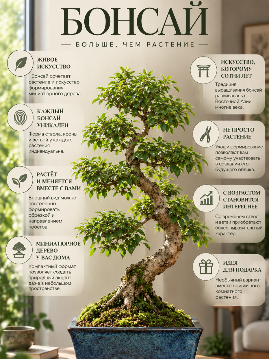 Бонсай Зантоксилум, Желтодревесник Извилистый (Bonsai Zanthoxylum)