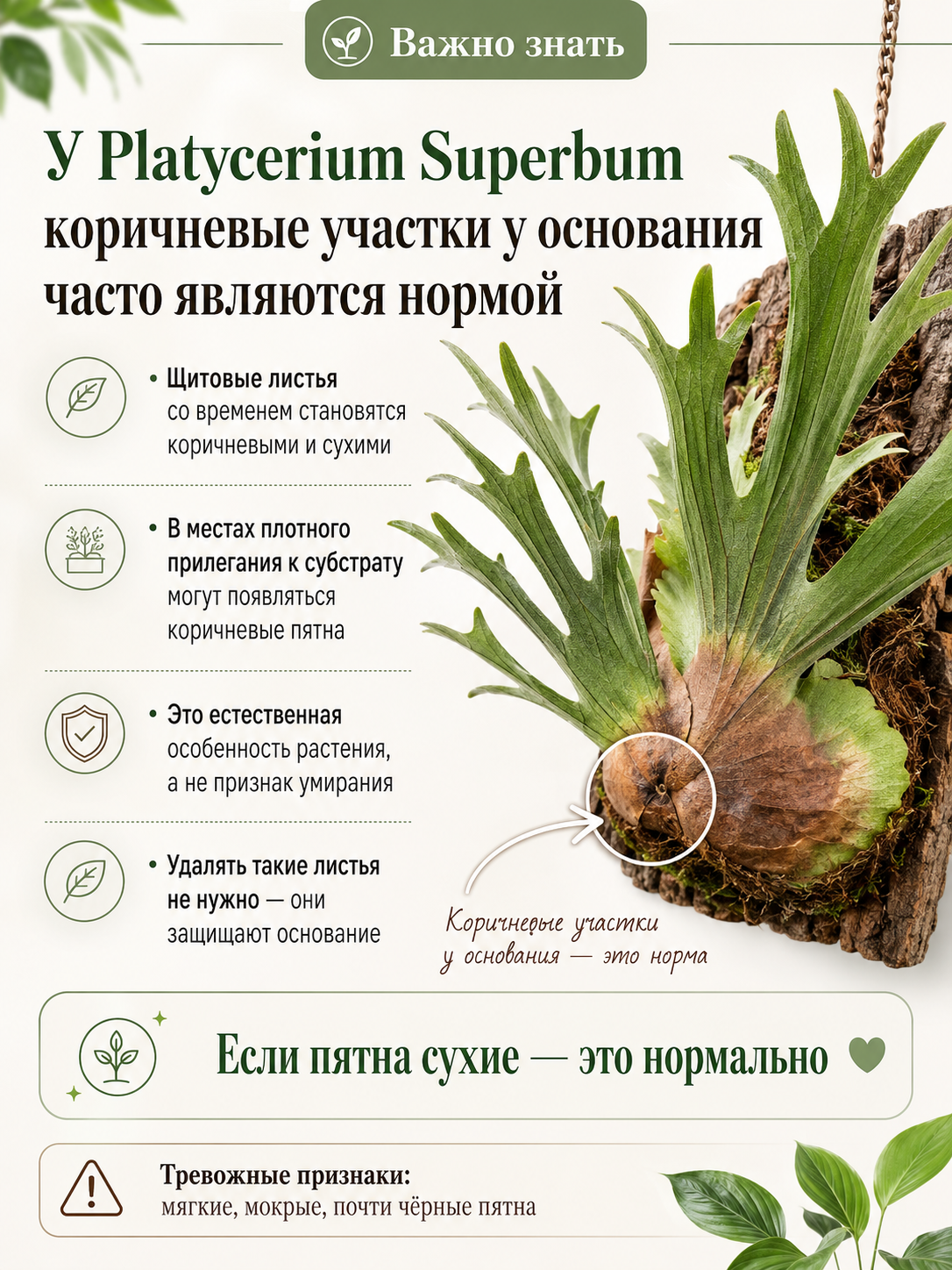 Платицериум Супербум Гиант Старгхон (Platycerium Superbum Giant Staghorn) D12см, СФОРМИРОВАННЫЙ