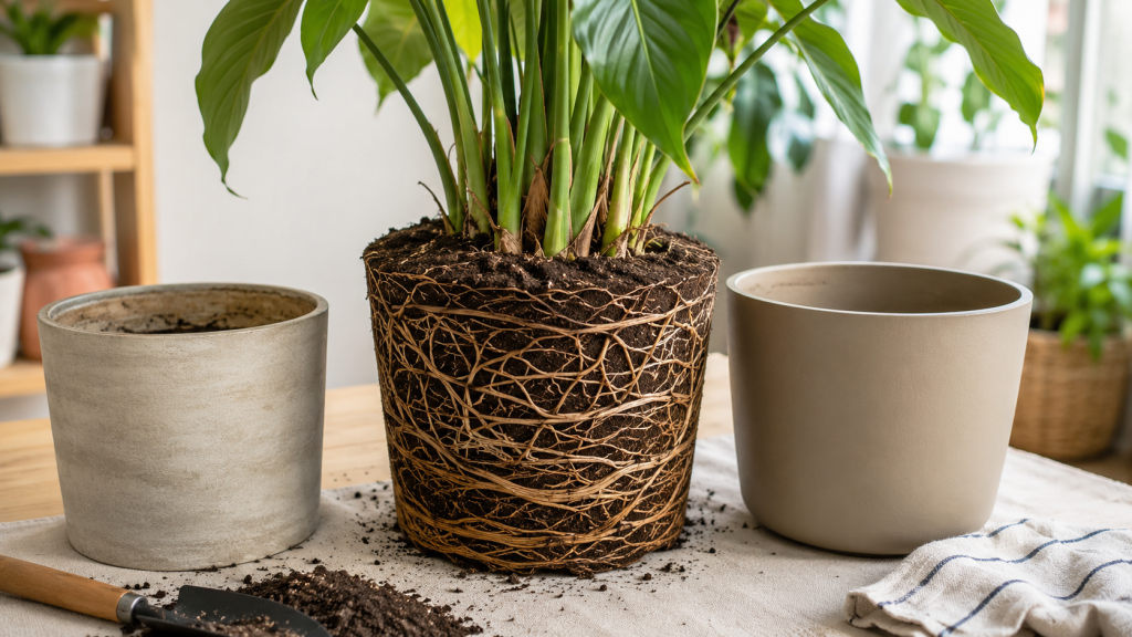 корневой ком крупного комнатного растения.png корневой ком крупного комнатного растения.png